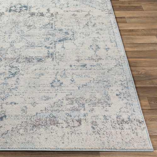 Tapis Vintage Oriental Ivoire/bleu 200x275 Cm Lya