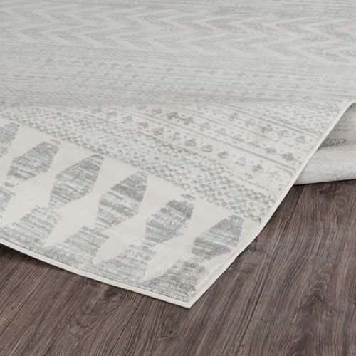 Tapis Scandinave Bohème Gris 200x275 Cm Louna