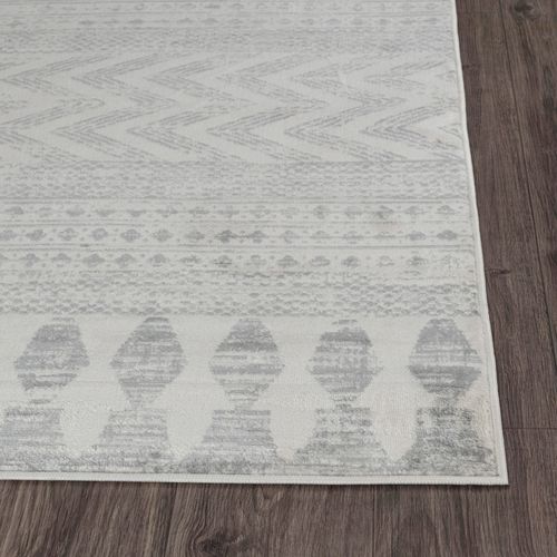 Tapis Scandinave Bohème Gris 200x275 Cm Louna