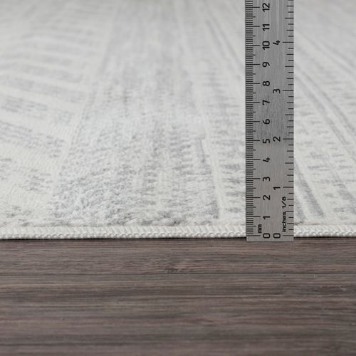 Tapis Scandinave Bohème Gris 200x275 Cm Louna