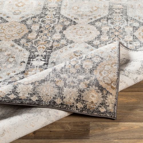 Tapis Vintage Oriental Noir/beige 200x275 Cm Lotus