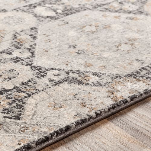 Tapis Vintage Oriental Noir/beige 200x275 Cm Lotus