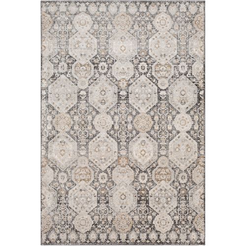 Tapis Vintage Oriental Noir/beige 200x275 Cm Lotus