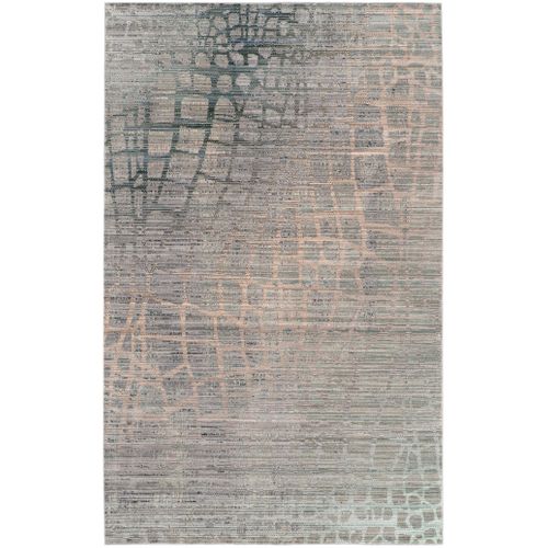 Tapis Valence 152 X 244 Cm Artisanat Inspiré Darold Gris
