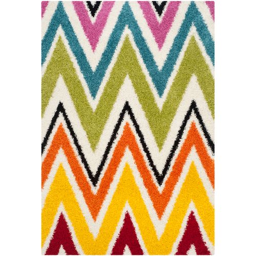 Tapis Enfants Shag 160 X 229 Cm Shag Emory Beige