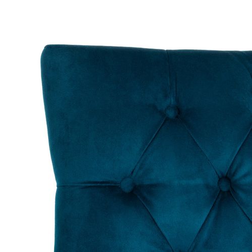 Chaises De Salle à Manger Saundra Lot De 2 Bleu Marine Bois De Bouleau