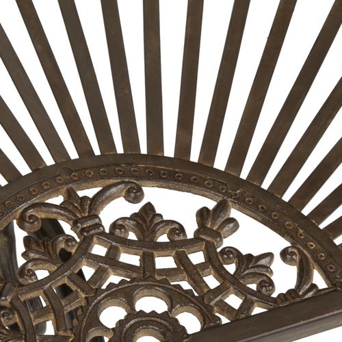 Table D'appoint Pour L'exterieur Annalise Marron Le Fer 90 X 45 X 75 Cm