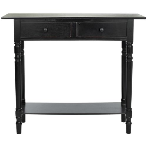 Consoles Eathel Noir Bois De Pin 96 X 33 X 81 Cm