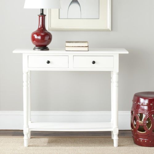 Console Eathel Blanc Bois De Pin 96 X 33 X 81 Cm
