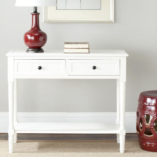Console Margarite Blanc Bois De Pin 91 X 35 X 75 Cm