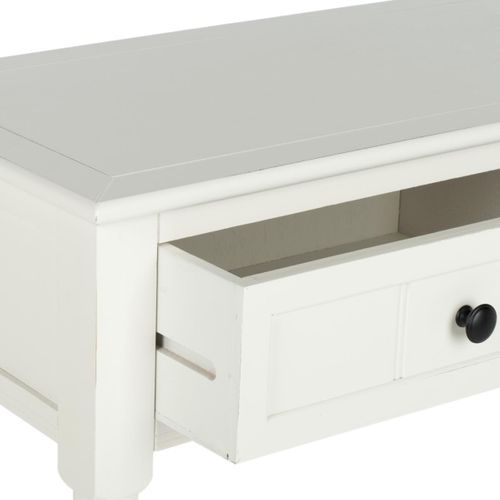 Console Margarite Blanc Bois De Pin 91 X 35 X 75 Cm