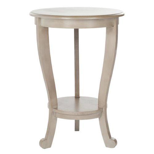 Table D'appoint Marianne Gris Bois De Pin 46 X 46 X 66 Cm