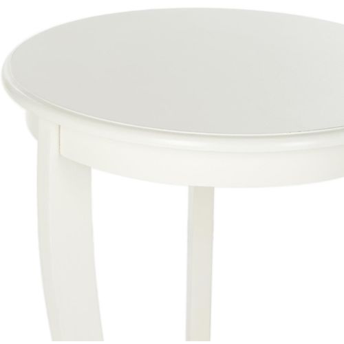 Table D'appoint Marianne Blanc Bois De Pin 46 X 46 X 66 Cm
