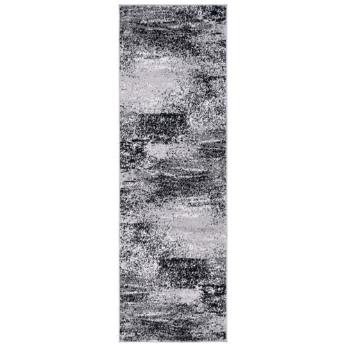 Tapis Adirondack 76 X 244 Cm Abstrait Moderne Angelyna Gris