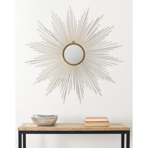 Miroir Ruthe Or Fer/verre 104 X 2 X 104 Cm