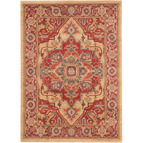 Tapis Mahal 91 X 152 Cm Traditionnel Julianna Rouge