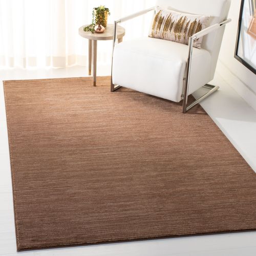 Tapis Vision 122 X 183 Cm Solide Et Tonale Valentine Marron