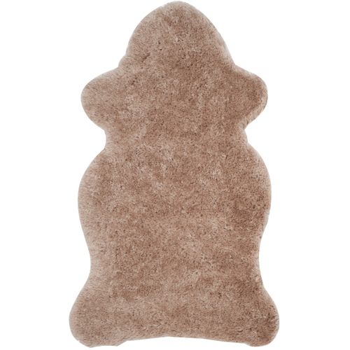 Tapis Artic à Poils Longs 152 X 213 Cm Shag Tegan Beige