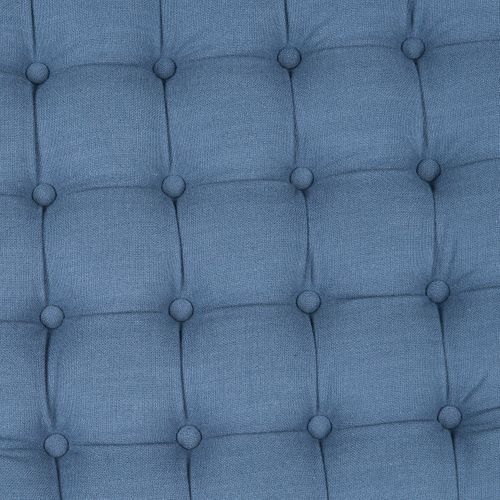 Pouf Kailani Bleu Marine Contreplaque 100 X 100 X 41 Cm