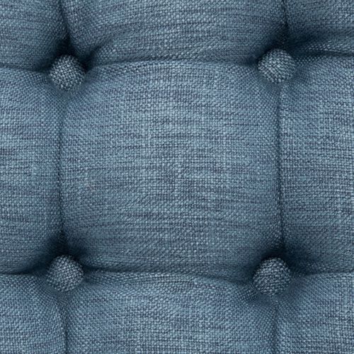 Pouf Kailani Bleu Marine Contreplaque 100 X 100 X 41 Cm
