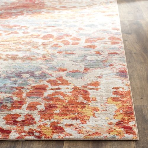Tapis Valence 122 X 183 Cm Artisanat Inspiré Felicia Multicolore