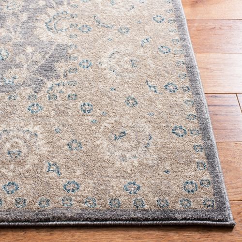 Tapis Sofia 66 X 244 Cm Traditionnel Thea Gris