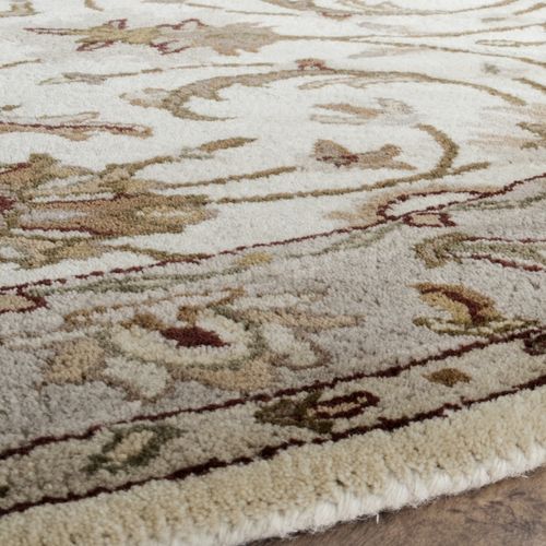 Tapis Royalty 152 X 152 Cm Traditionnel Ozgenur Blanc