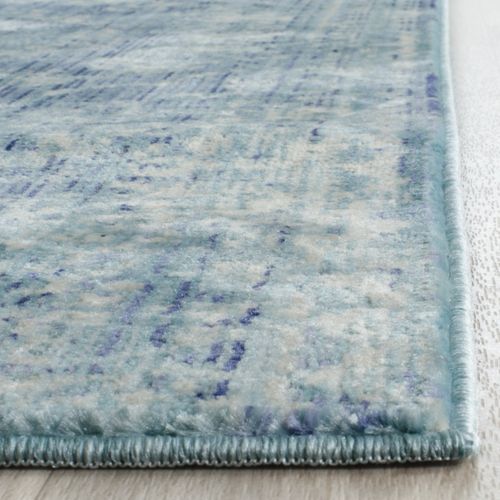 Tapis Valence 235 X 305 Cm Artisanat Inspiré Charleston Bleu