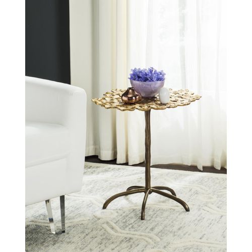 Table D'appoint Aurilla Or Aluminium 49 X 49 X 53 Cm