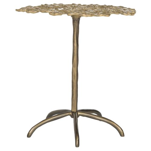 Table D'appoint Aurilla Or Aluminium 49 X 49 X 53 Cm