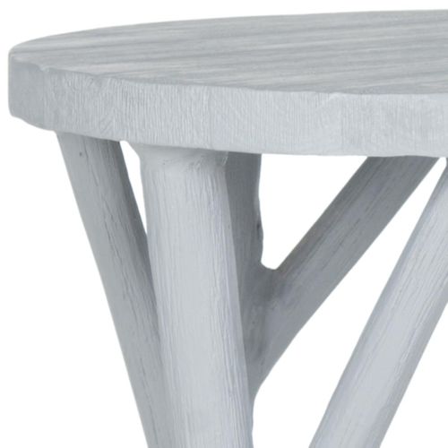 Table D'appoint Vara Gris Bois Bayur 46 X 46 X 64 Cm