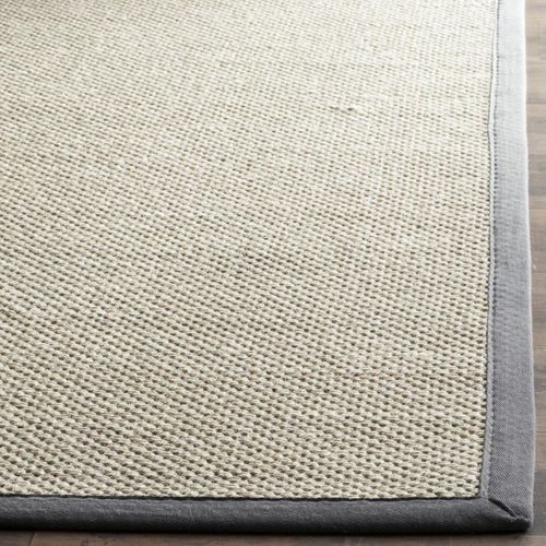 Tapis Natural Fiber 76 X 305 Cm Fibre Naturelle Cass Gris Foncé