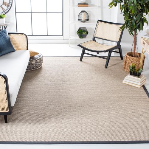 Tapis Natural Fiber 274 X 366 Cm Fibre Naturelle Cass Gris Foncé
