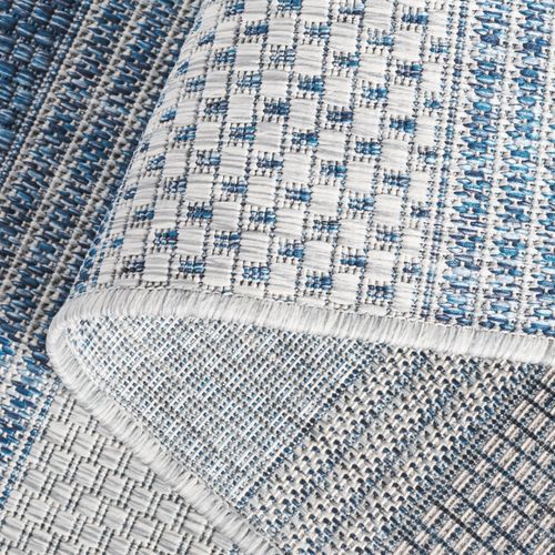 Tapis Cour 79 X 152 Cm Contemporain Odessa Bleu