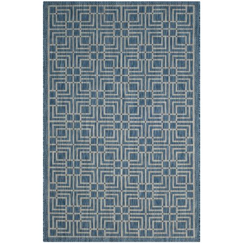 Tapis Cour 160 X 231 Cm Contemporain Nantucket Bleu