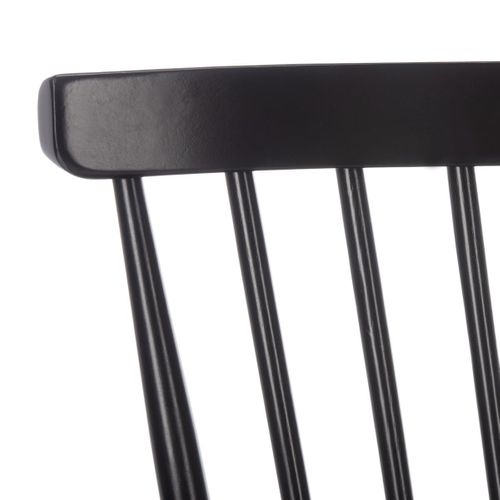 Banc Addison Noir Bois D'hevea 122 X 57 X 91 Cm
