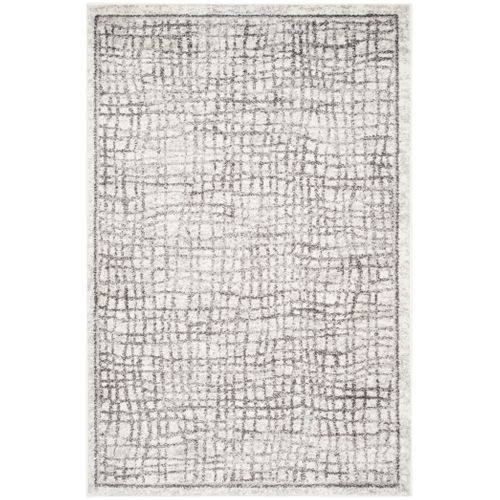 Tapis Adirondack 122 X 183 Cm Contemporain Alani Argent