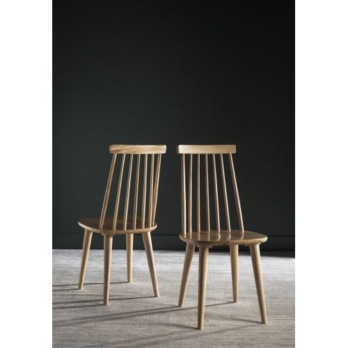 Chaises De Salle à Manger Vela Lot De 2 Neutre Bois D'hevea