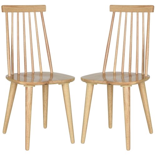 Chaises De Salle à Manger Vela Lot De 2 Neutre Bois D'hevea