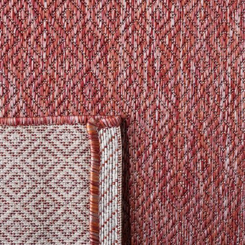 Tapis Cour 79 X 152 Cm Contemporain Zara Rouge