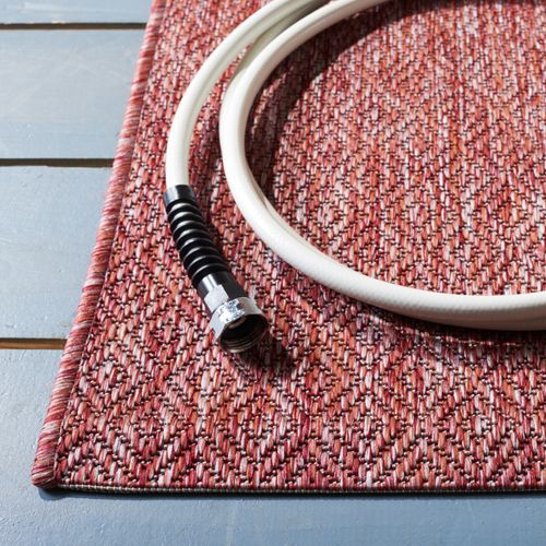 Tapis Cour 79 X 152 Cm Contemporain Zara Rouge