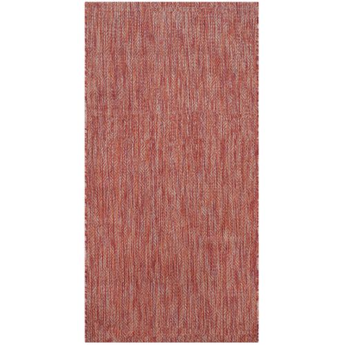 Tapis Cour 79 X 152 Cm Contemporain Zara Rouge