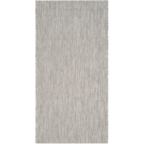 Tapis Cour 79 X 152 Cm Contemporain Zara Gris