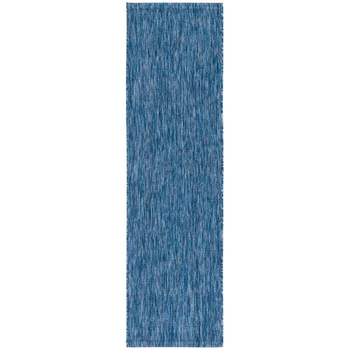 Tapis Cour 69 X 244 Cm Contemporain Zara Bleu