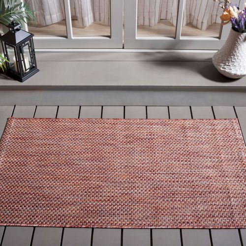 Tapis Cour 79 X 152 Cm Contemporain Daphne Rouge