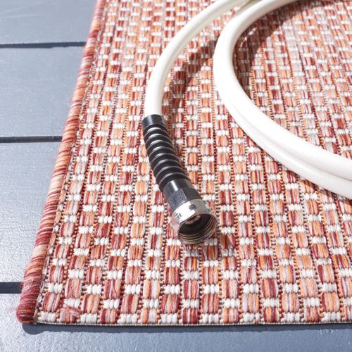 Tapis Cour 79 X 152 Cm Contemporain Daphne Rouge