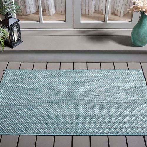 Tapis Cour 122 X 170 Cm Contemporain Daphne Bleu