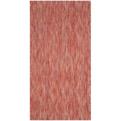 Tapis Cour 79 X 152 Cm Contemporain Clementine Rouge