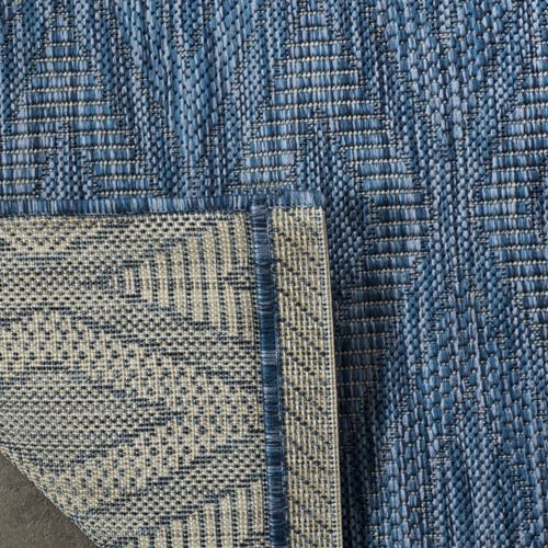 Tapis Cour 79 X 152 Cm Contemporain Clementine Bleu