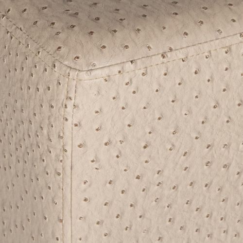 Pouf Lurline Doré Cuir Pu 46 X 46 X 48 Cm